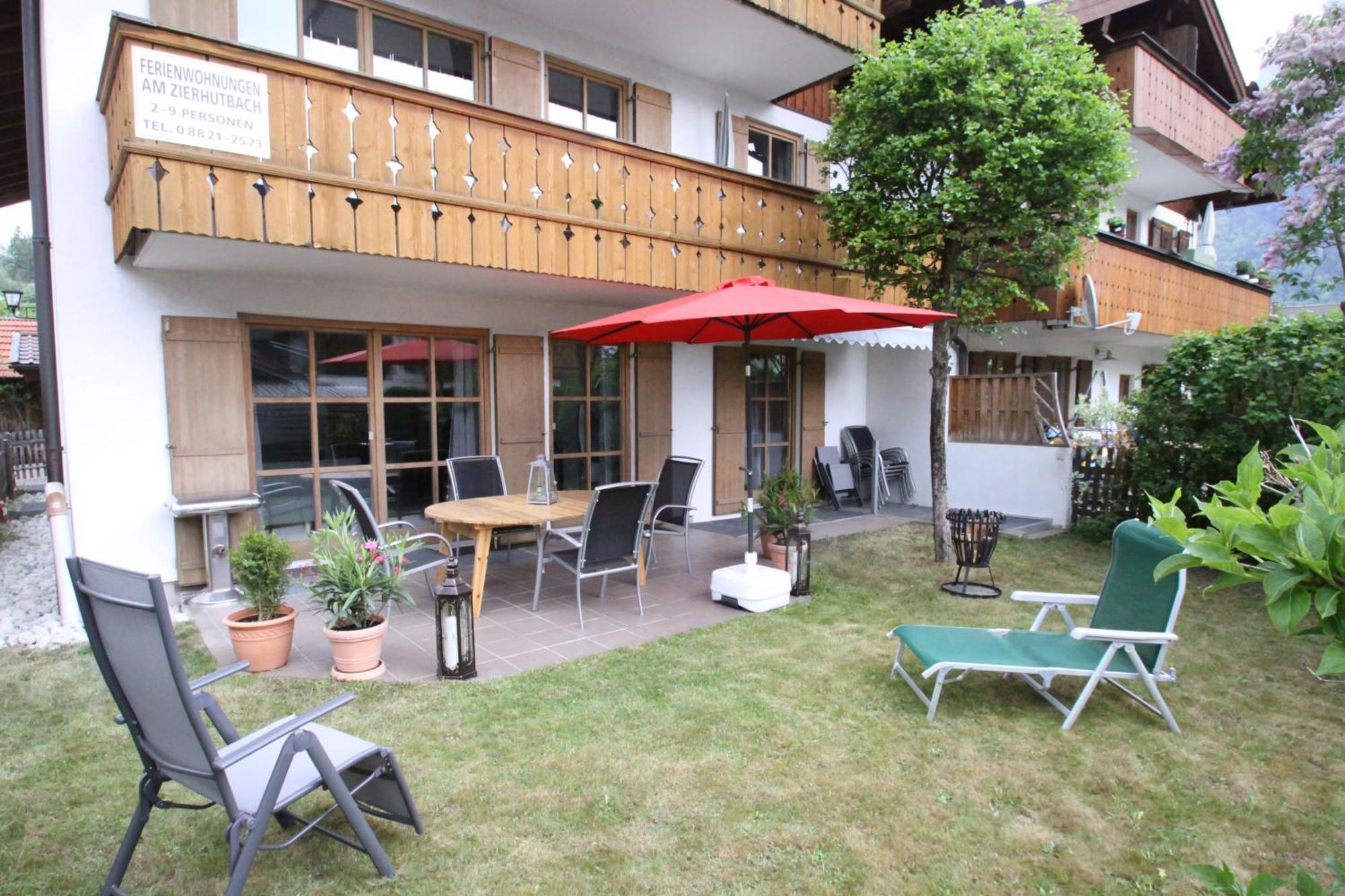 Ferienwohnung Am Zierhutbach Kranzberg Миттенвальд Экстерьер фото